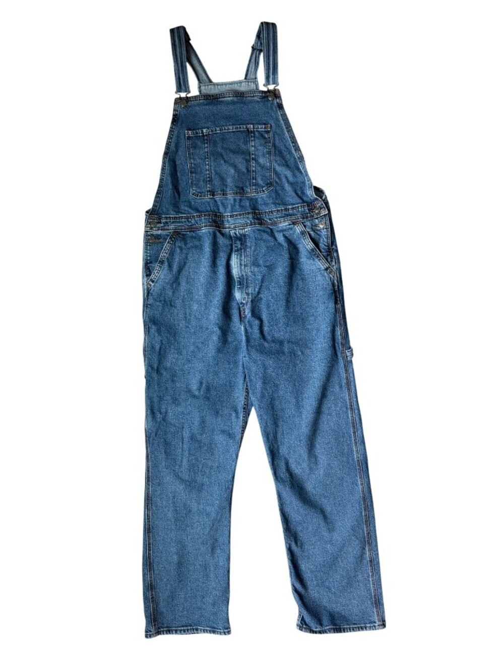 Levis Signature Overalls Mens Size 38 x 29 Utility Denim Jean Straight PC9 A1659
